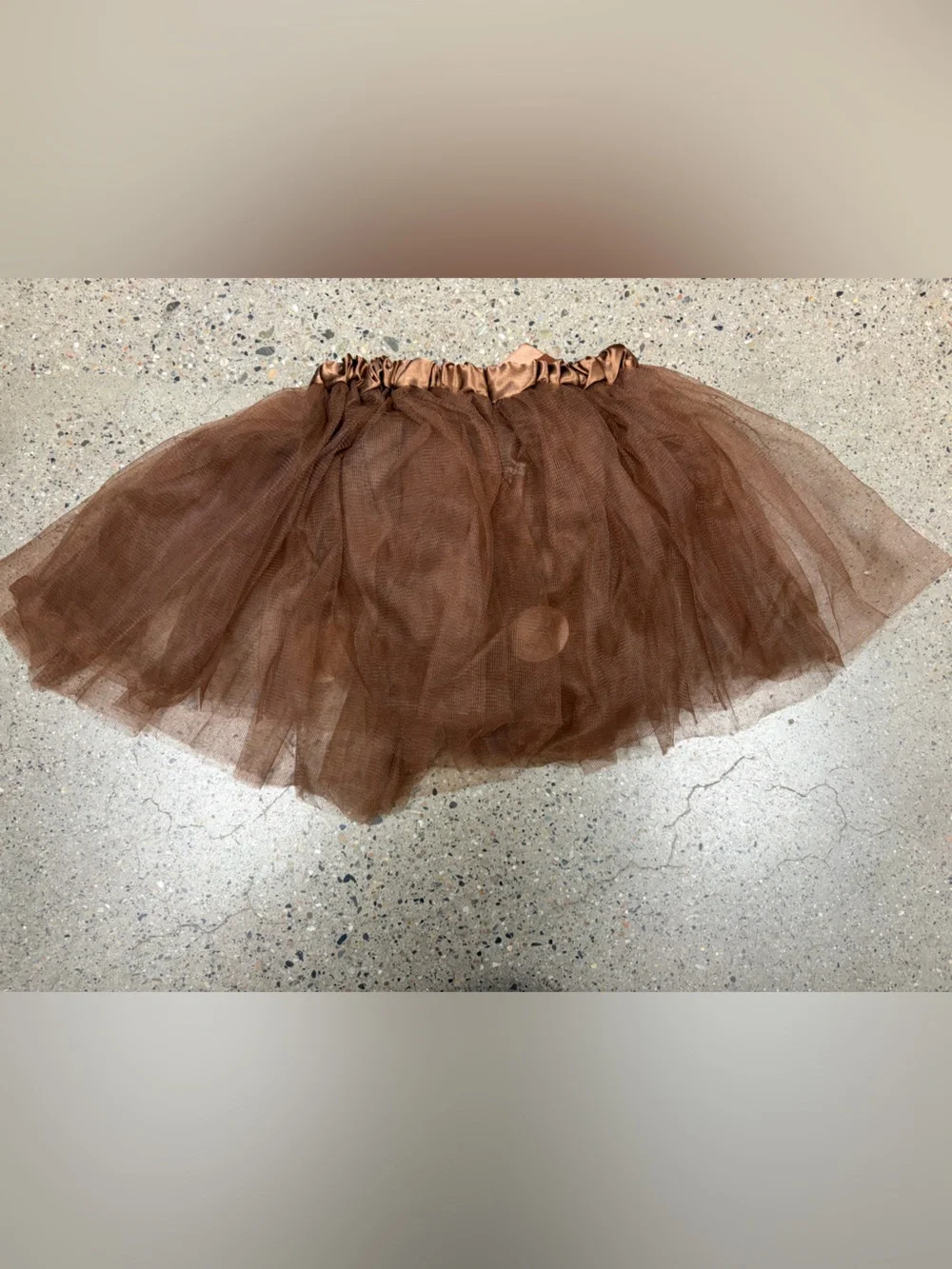 Children's Brown Reindeer Tutu Costume with Antler Headband